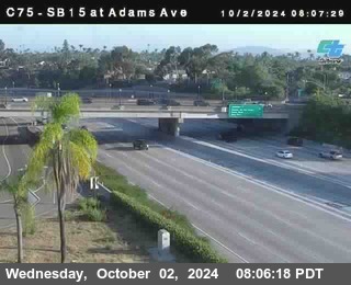 SB 15 at Adams Ave (On Ramp)