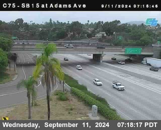 SB 15 at Adams Ave (On Ramp)