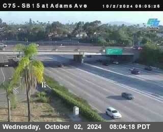 SB 15 at Adams Ave (On Ramp)