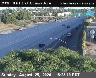 SB 15 at Adams Ave (On Ramp)