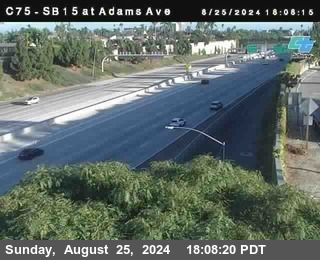 SB 15 at Adams Ave (On Ramp)