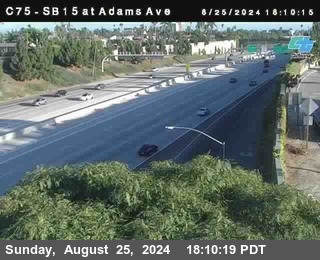 SB 15 at Adams Ave (On Ramp)