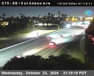 SB 15 at Adams Ave (On Ramp)