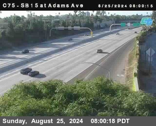 SB 15 at Adams Ave (On Ramp)