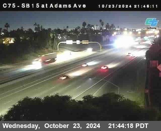 SB 15 at Adams Ave (On Ramp)