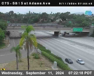 SB 15 at Adams Ave (On Ramp)