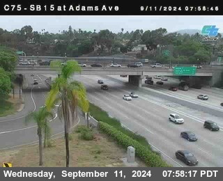 SB 15 at Adams Ave (On Ramp)