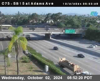 SB 15 at Adams Ave (On Ramp)