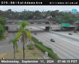 SB 15 at Adams Ave (On Ramp)