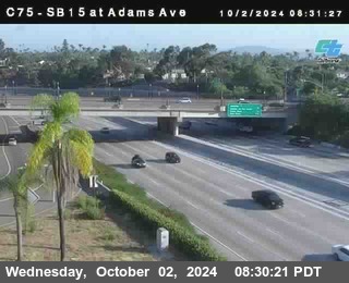 SB 15 at Adams Ave (On Ramp)