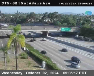 SB 15 at Adams Ave (On Ramp)