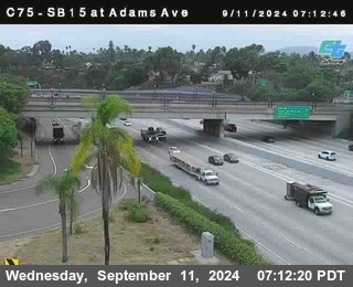 SB 15 at Adams Ave (On Ramp)