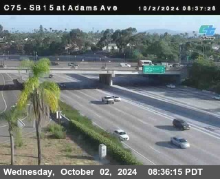 SB 15 at Adams Ave (On Ramp)