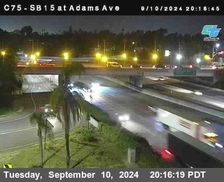 SB 15 at Adams Ave (On Ramp)