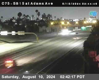 SB 15 at Adams Ave (On Ramp)