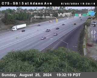 SB 15 at Adams Ave (On Ramp)