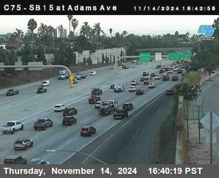 SB 15 at Adams Ave (On Ramp)