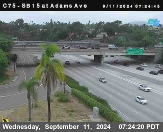 SB 15 at Adams Ave (On Ramp)