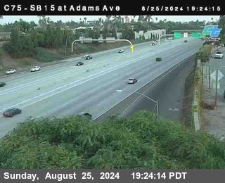 SB 15 at Adams Ave (On Ramp)