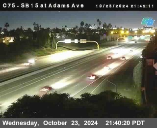 SB 15 at Adams Ave (On Ramp)