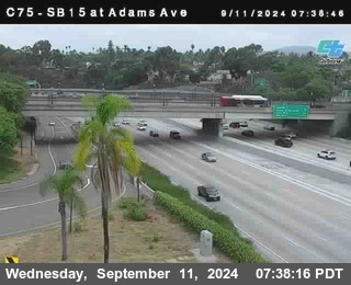 SB 15 at Adams Ave (On Ramp)