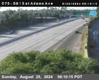 SB 15 at Adams Ave (On Ramp)