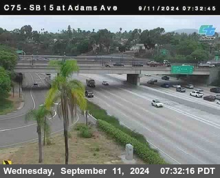 SB 15 at Adams Ave (On Ramp)