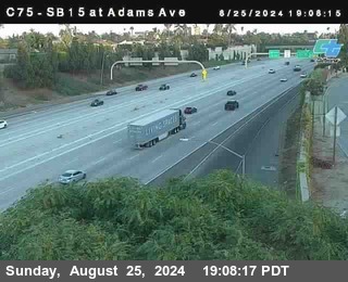 SB 15 at Adams Ave (On Ramp)