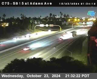 SB 15 at Adams Ave (On Ramp)