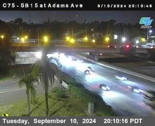 SB 15 at Adams Ave (On Ramp)