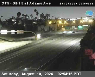 SB 15 at Adams Ave (On Ramp)