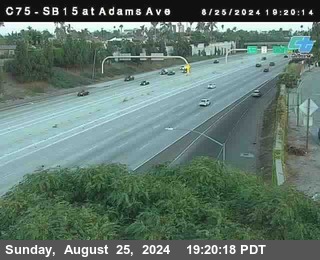 SB 15 at Adams Ave (On Ramp)