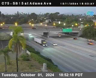 SB 15 at Adams Ave (On Ramp)