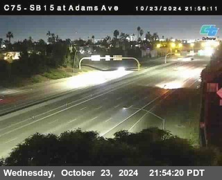 SB 15 at Adams Ave (On Ramp)