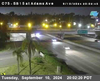 SB 15 at Adams Ave (On Ramp)