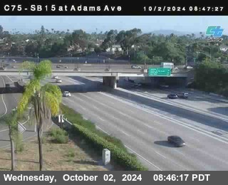 SB 15 at Adams Ave (On Ramp)