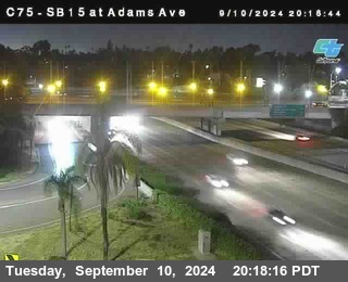 SB 15 at Adams Ave (On Ramp)