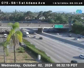 SB 15 at Adams Ave (On Ramp)