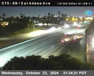 SB 15 at Adams Ave (On Ramp)