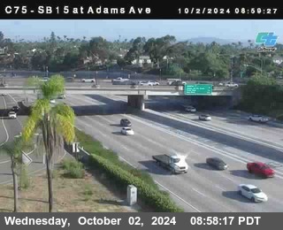 SB 15 at Adams Ave (On Ramp)