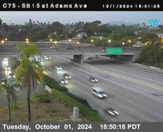 SB 15 at Adams Ave (On Ramp)