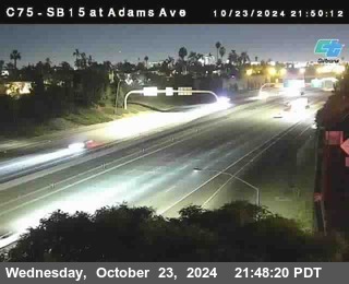 SB 15 at Adams Ave (On Ramp)