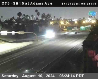 SB 15 at Adams Ave (On Ramp)