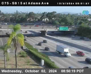 SB 15 at Adams Ave (On Ramp)