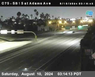 SB 15 at Adams Ave (On Ramp)