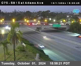 SB 15 at Adams Ave (On Ramp)