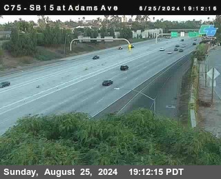 SB 15 at Adams Ave (On Ramp)