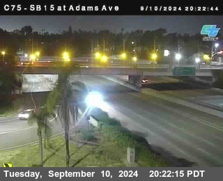 SB 15 at Adams Ave (On Ramp)