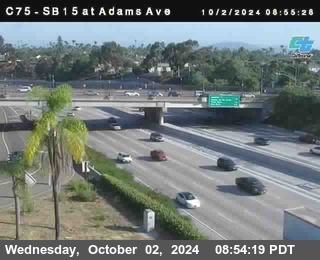 SB 15 at Adams Ave (On Ramp)