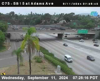 SB 15 at Adams Ave (On Ramp)